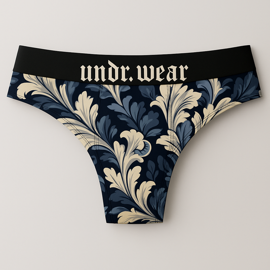 “Blue flowers” Matching underwear