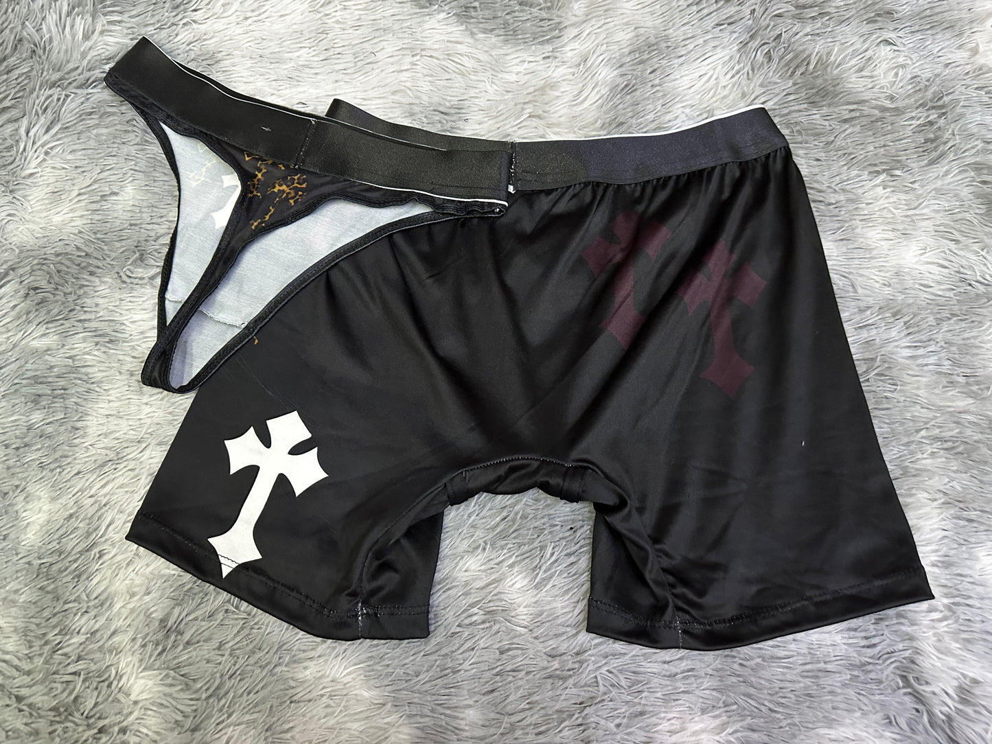 Crosses cheetah Matching underwear