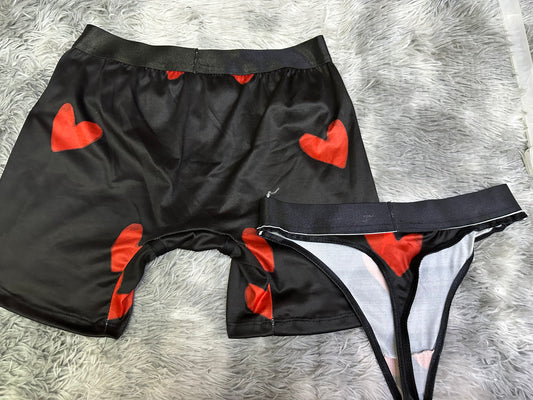 Hearts Matching underwear