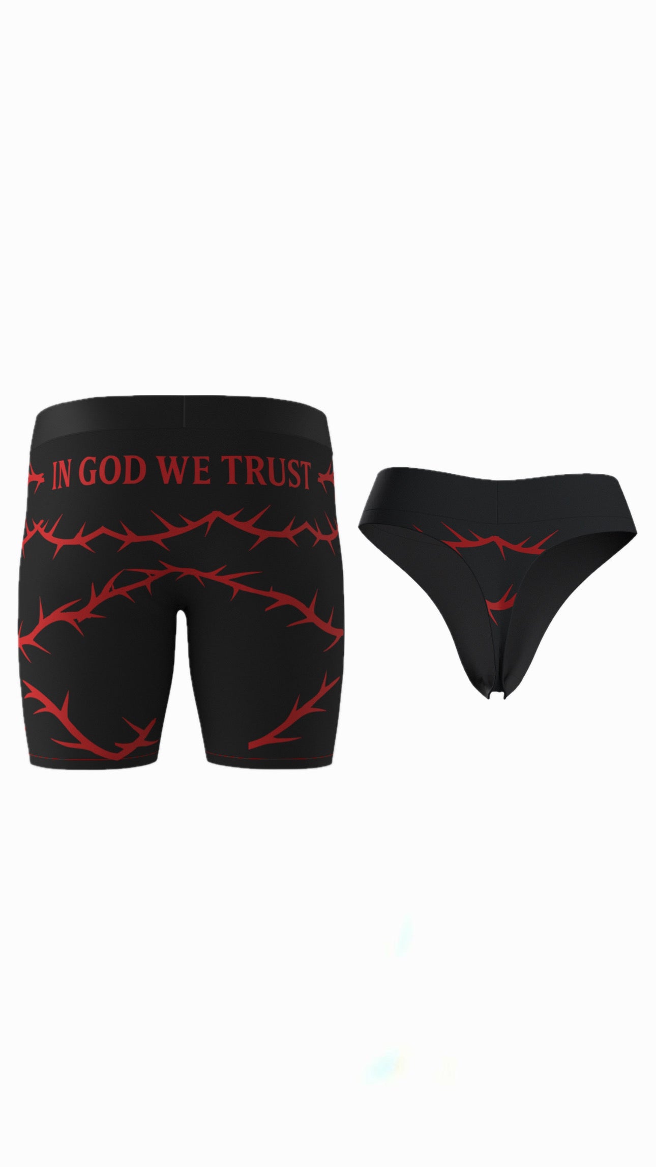“In god we trust” Matching underwear