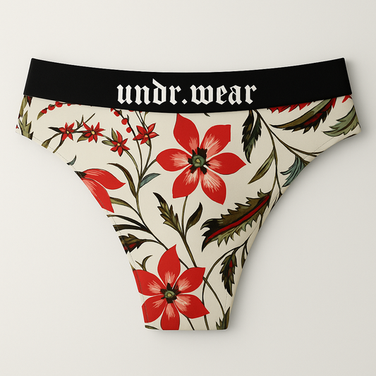“Colorful flowers” Matching underwear