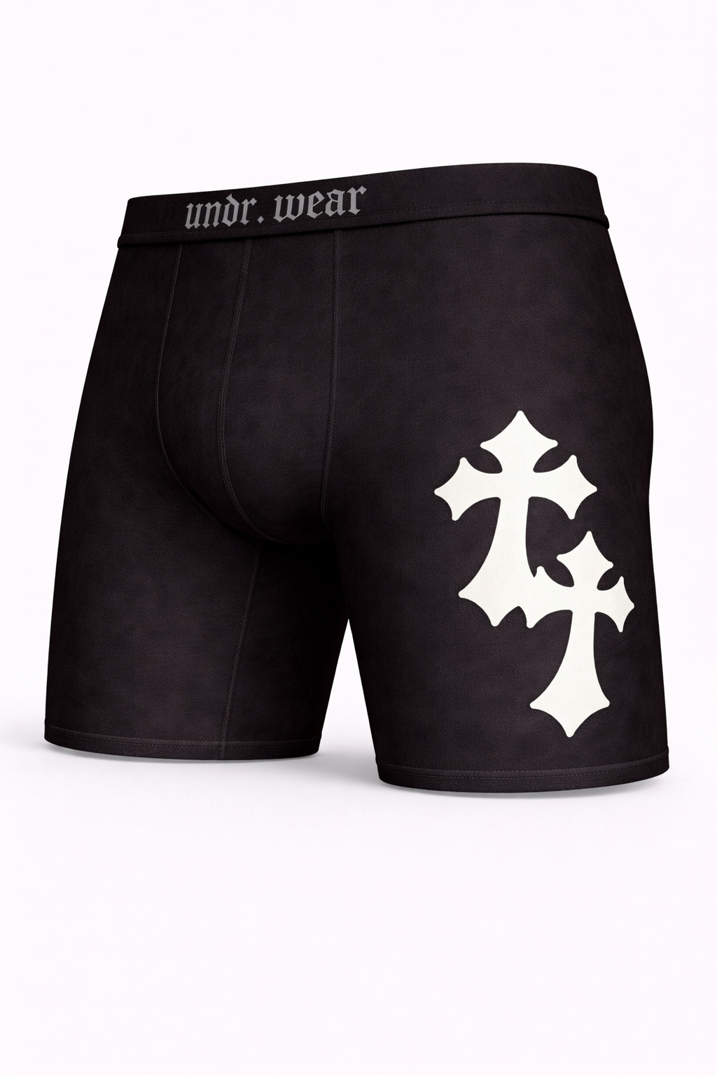 White crosses  boxer