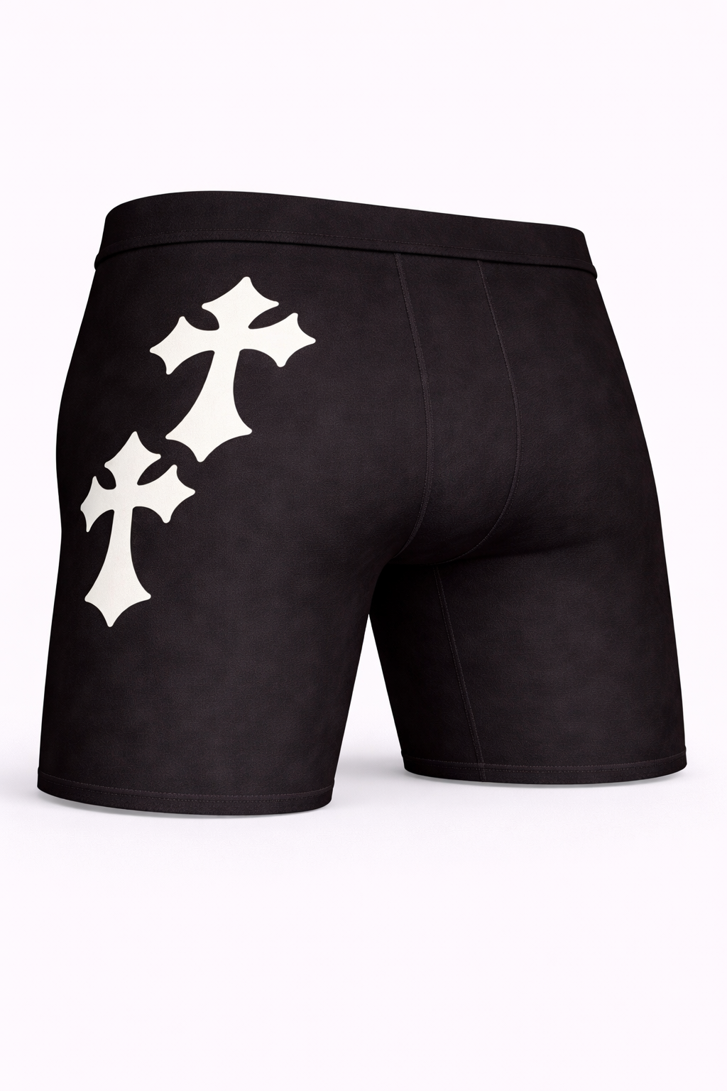 White crosses  boxer
