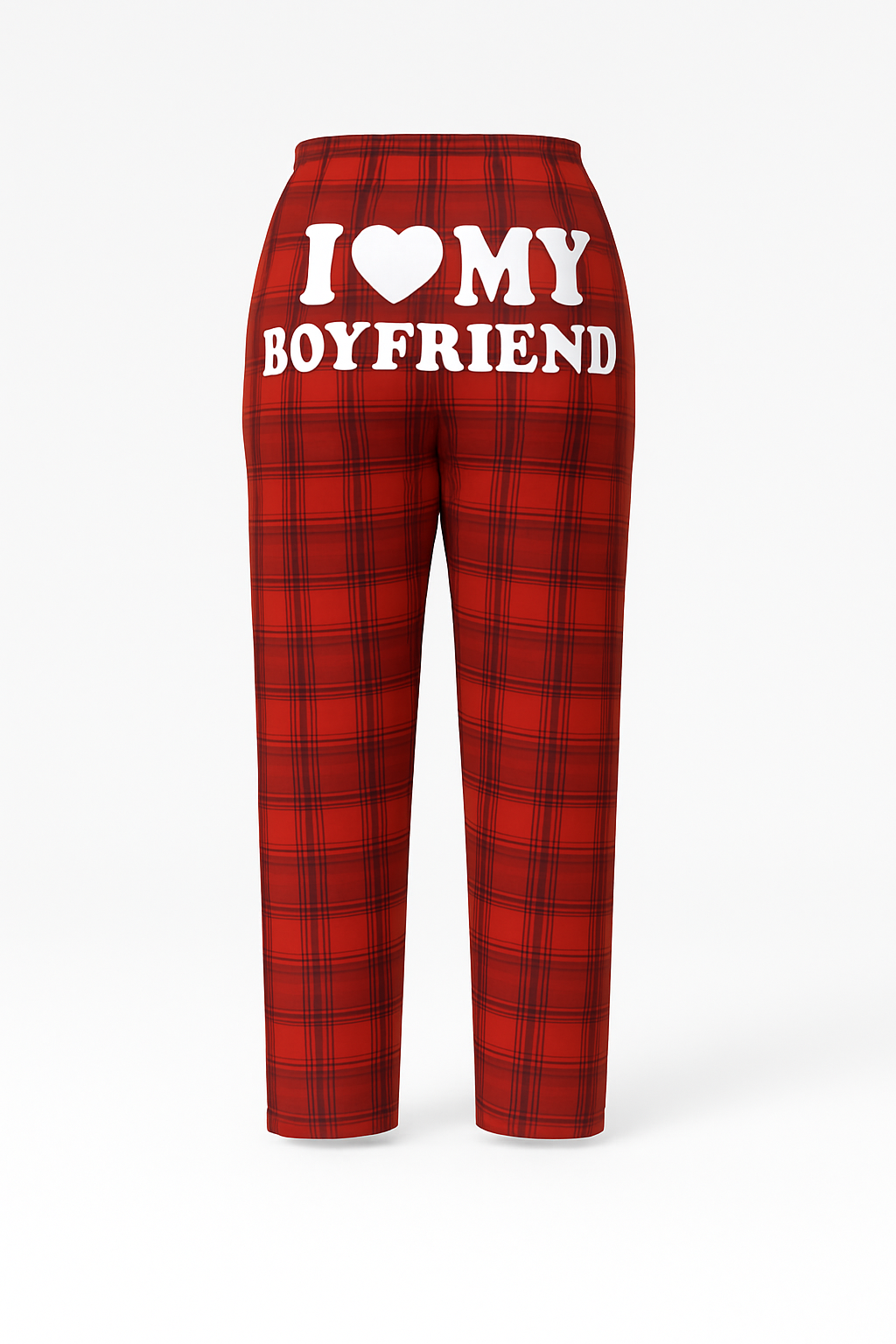 I love my Red plaid print Matching Pajamas
