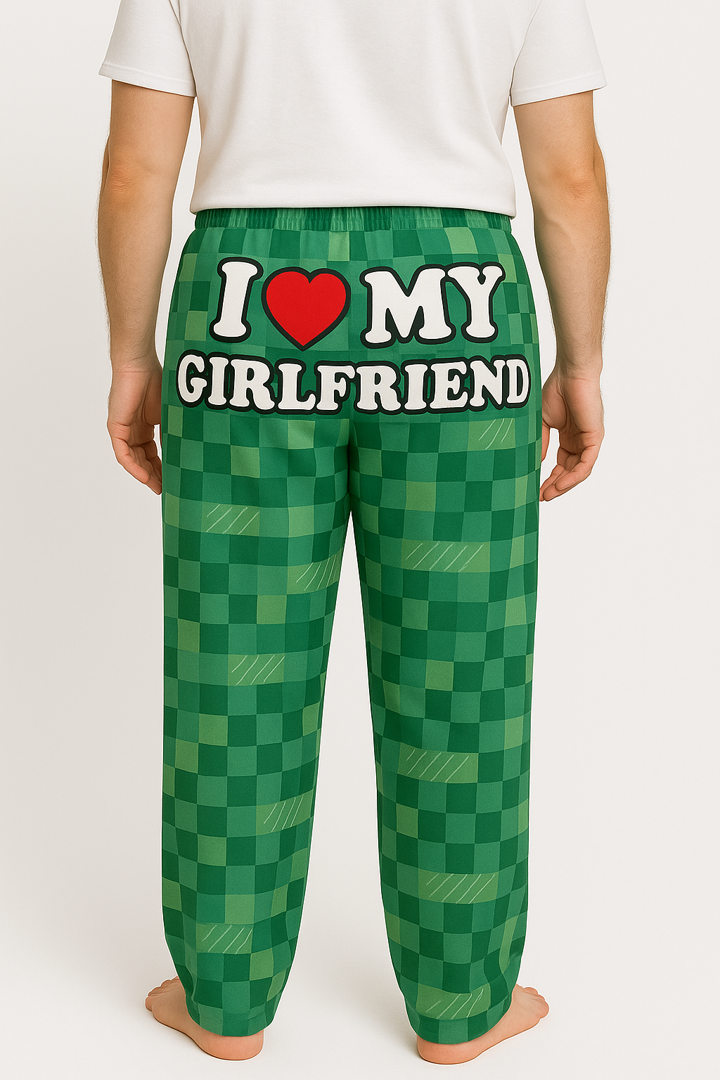 I love my plaid green Matching Pajamas