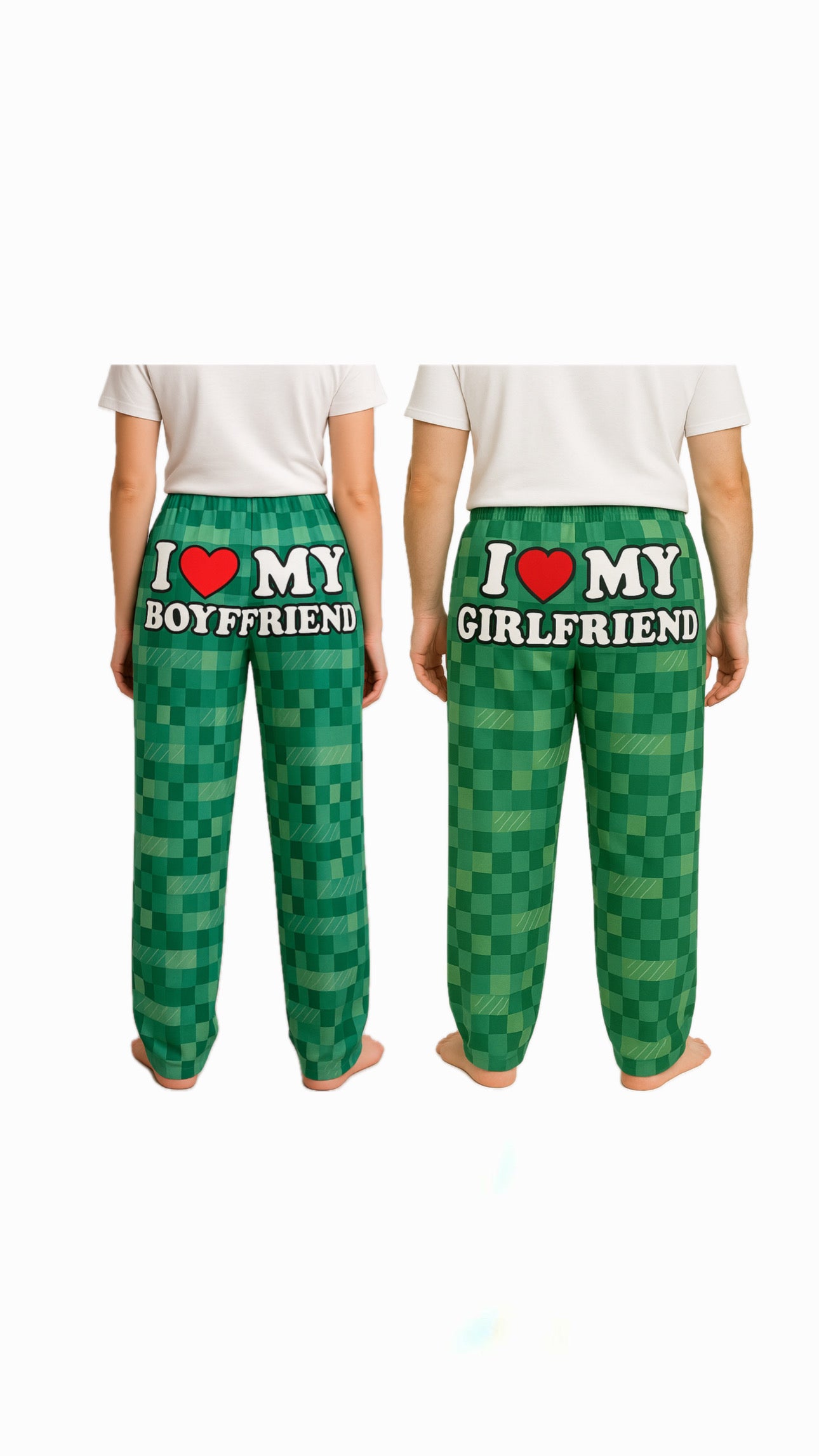 I love my plaid green Matching Pajamas