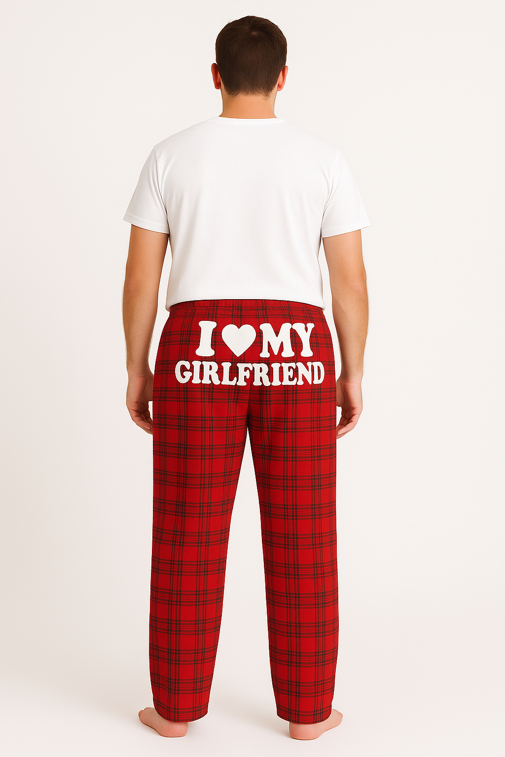 I love my Red plaid print Matching Pajamas