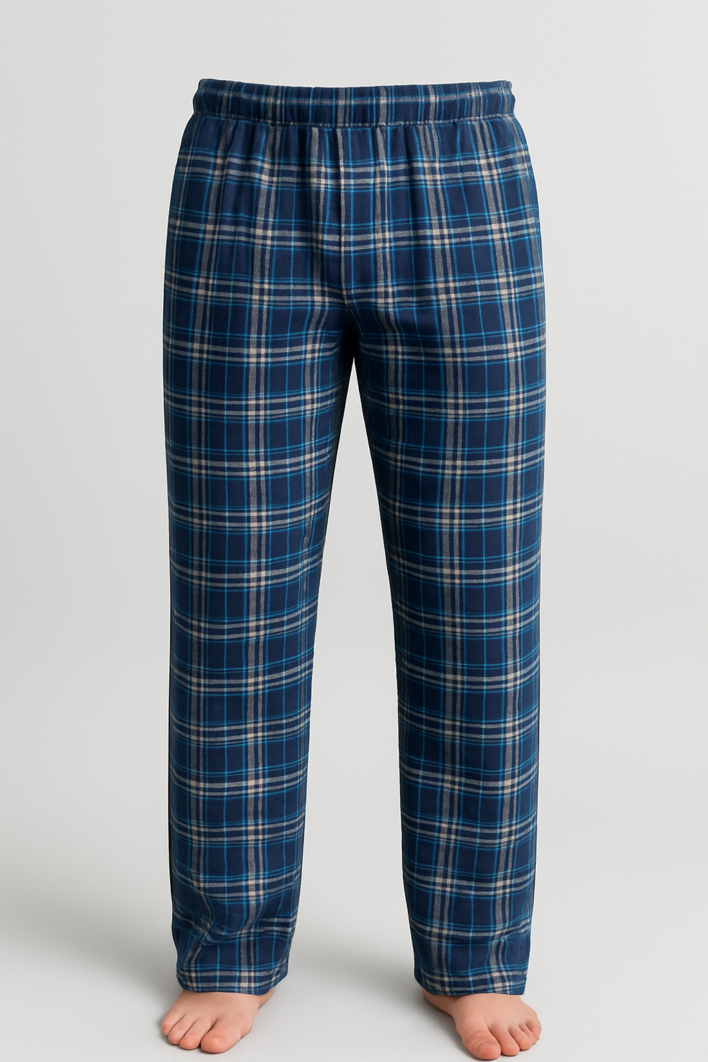 I love my plaid blue Matching Pajamas