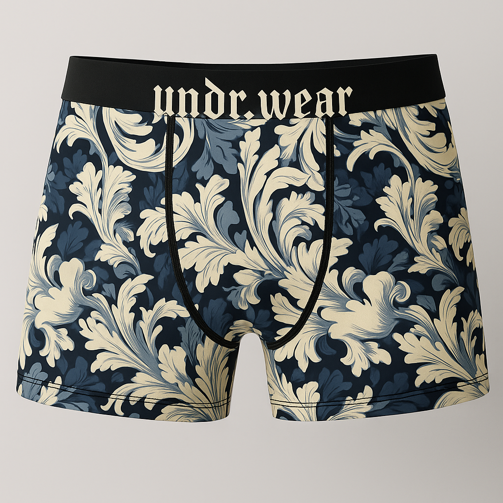 “Blue flowers” Matching underwear