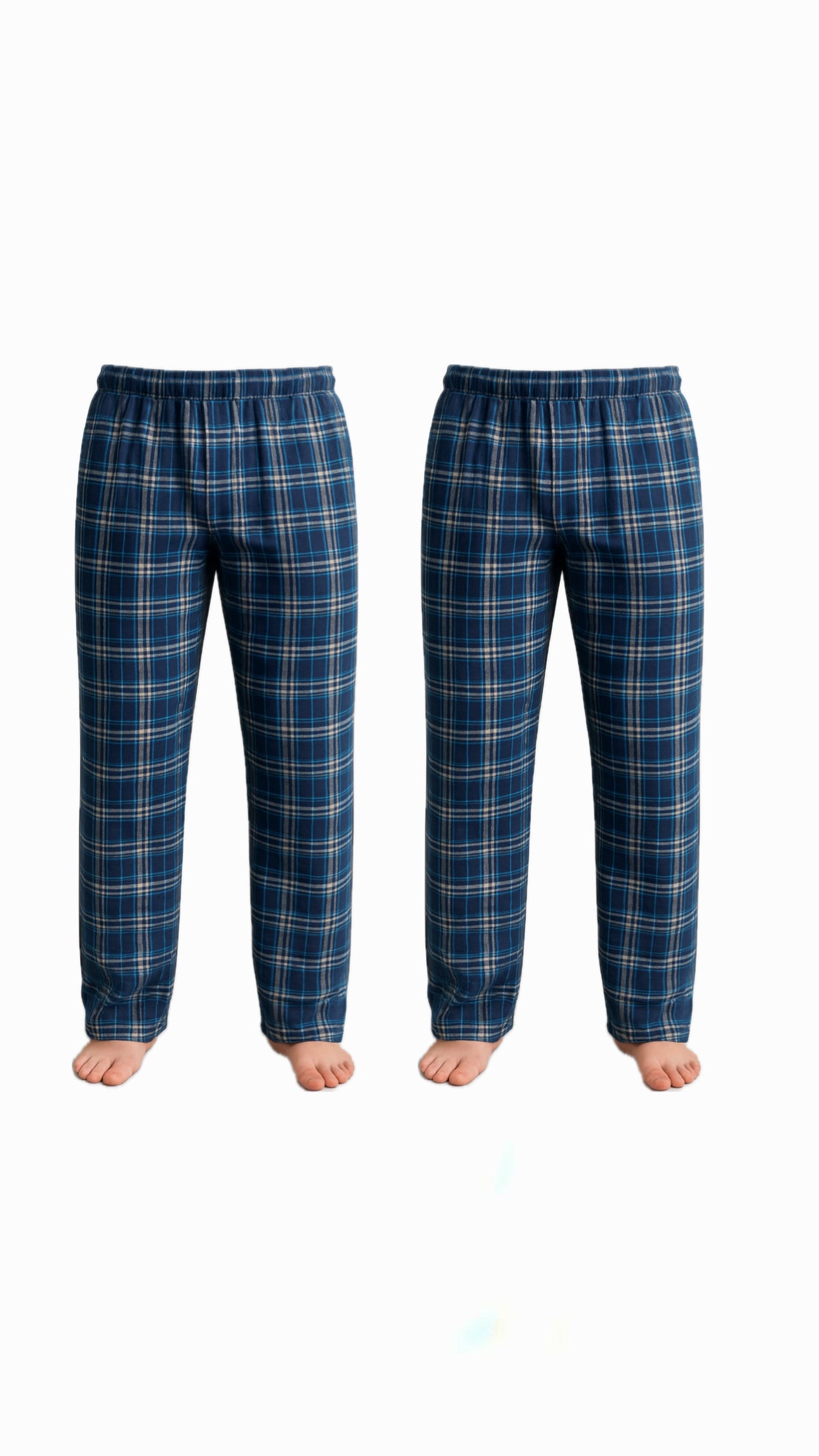 I love my plaid blue Matching Pajamas