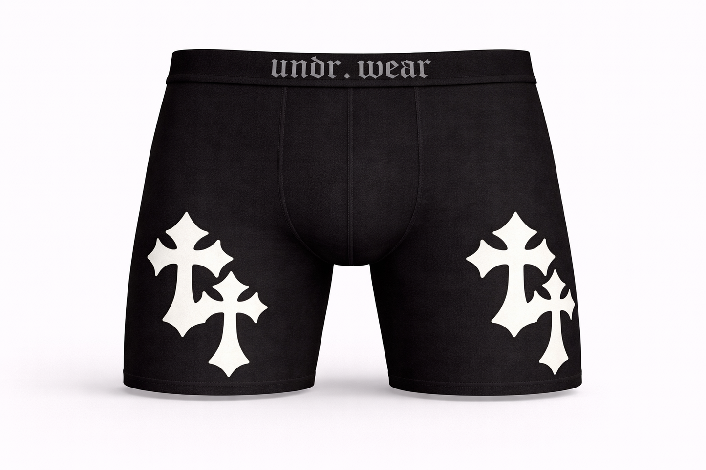 White crosses  boxer