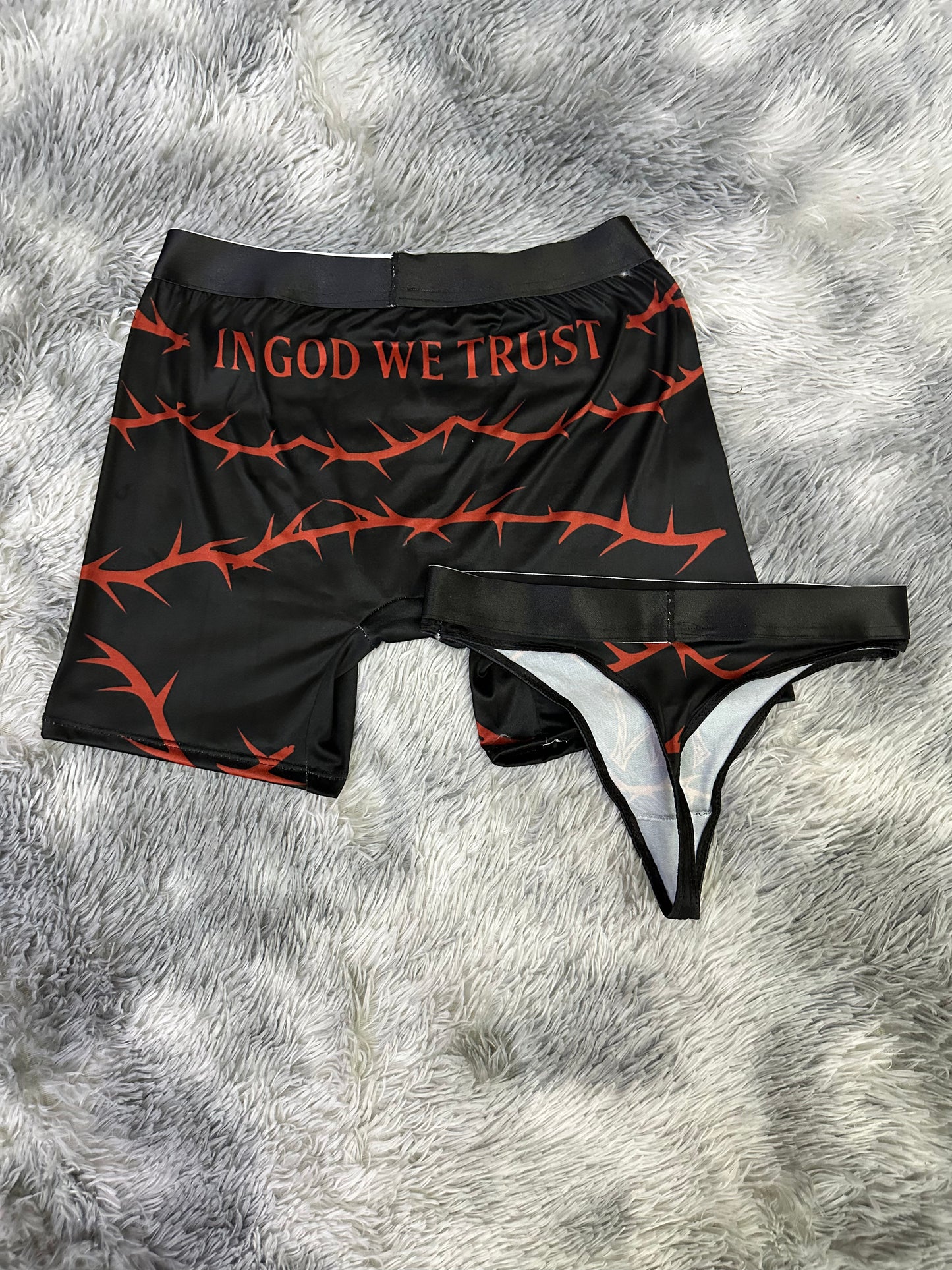 “In god we trust” Matching underwear