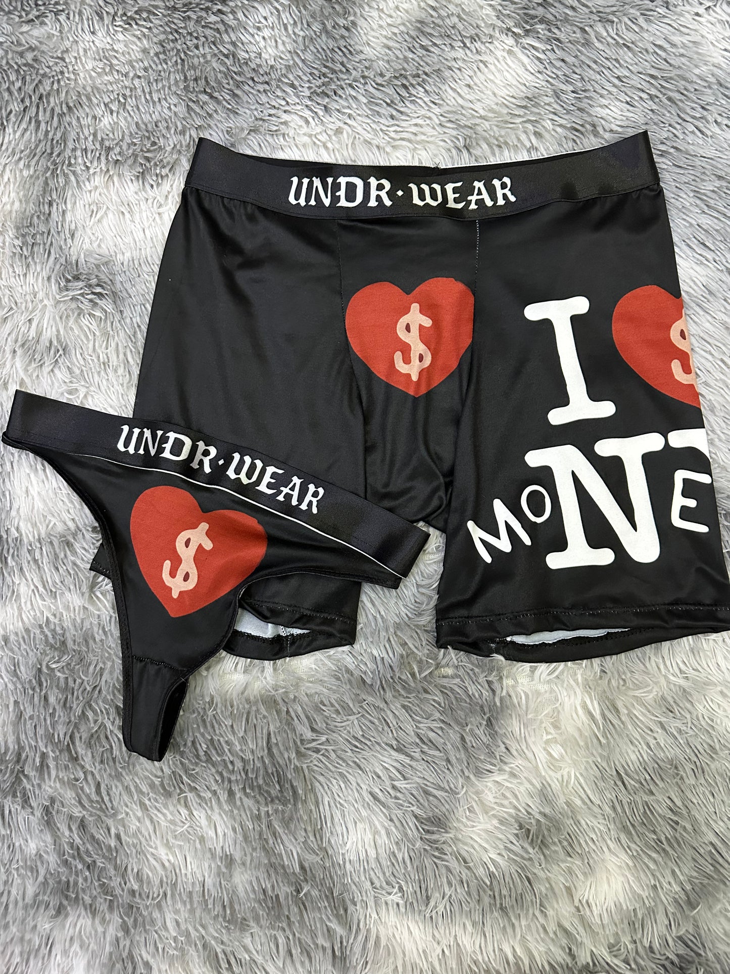 “I love money” Matching underwear