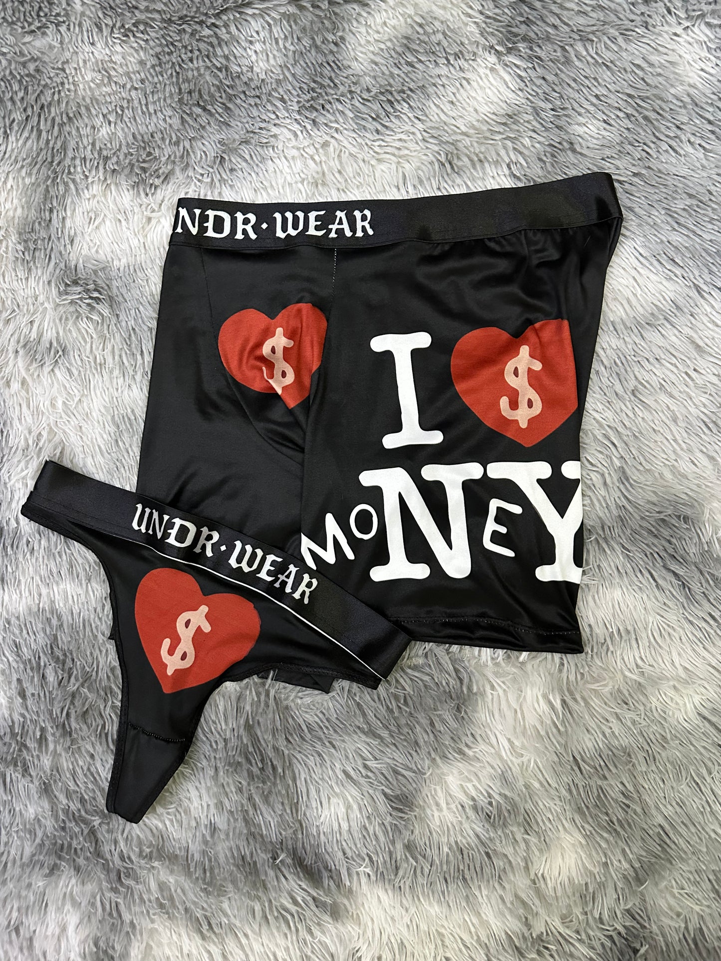 “I love money” Matching underwear