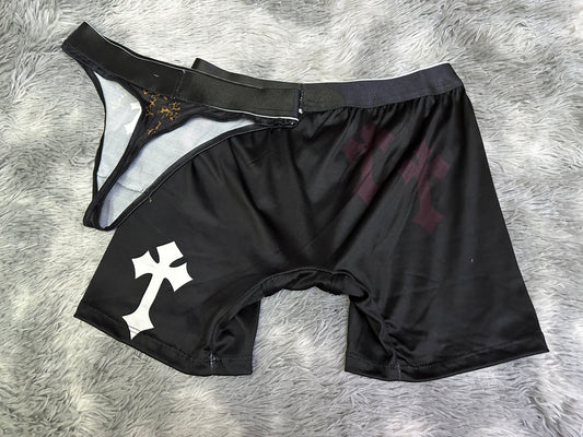 Crosses cheetah Matching underwear
