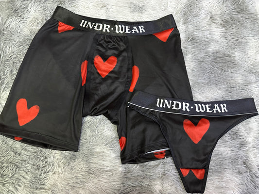 Hearts Matching underwear