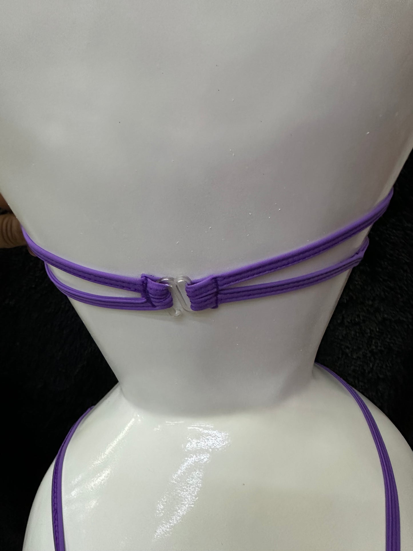 Purple Glitter 2 pcs set