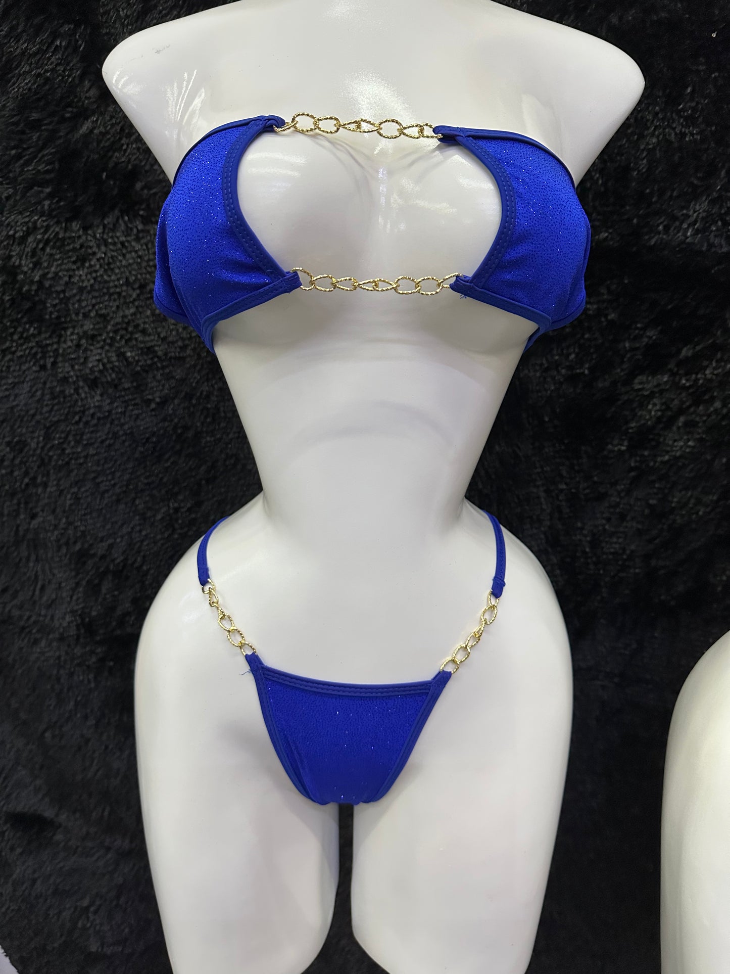 Blue Glitter 2 pcs set