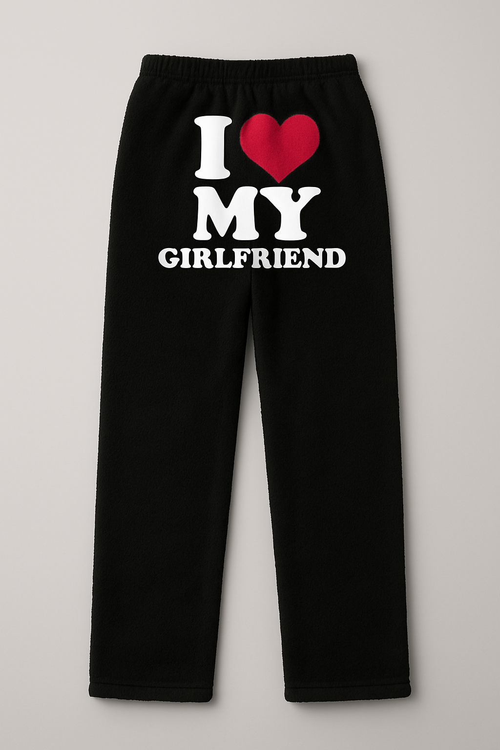 I Love My Girlfriend Pajamas - Luxurious Soft Plushie Loungewear in Black Sizes X-Small to 3XL for Ultimate Comfort and Timeless Style Relaxed Casual Nightwear Set Softness