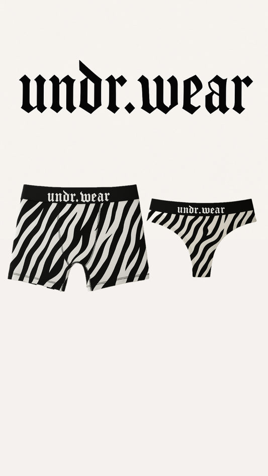 “Zebra” Matching underwear